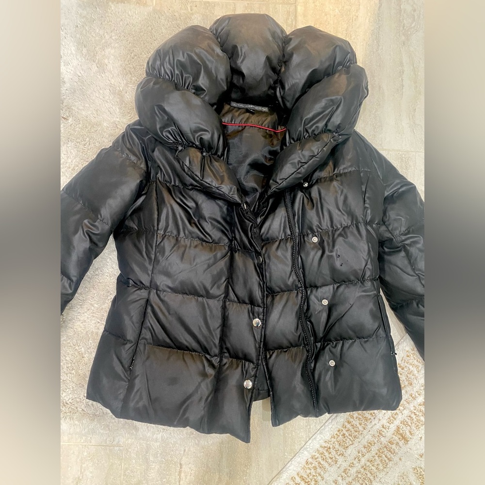 Via Spiga‎ black puffer jacket XS - Picture 2 of 8